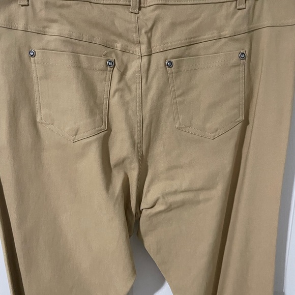 2x tan pants stretchy - Picture 2 of 2